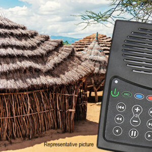 audio Bible in rural village in northern Kenya or Uganda